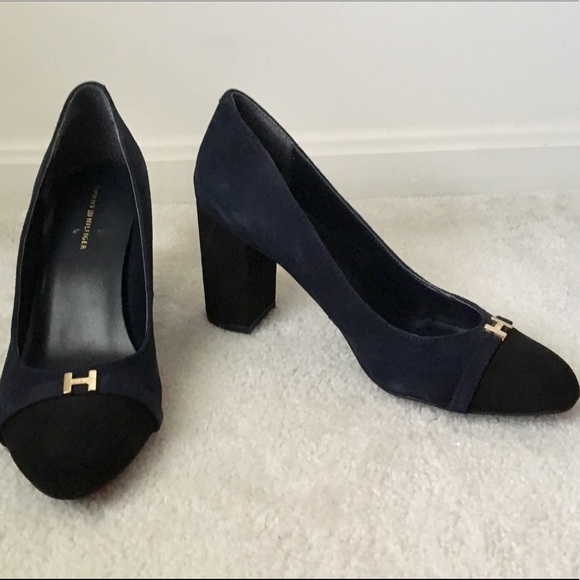 tommy hilfiger block heels